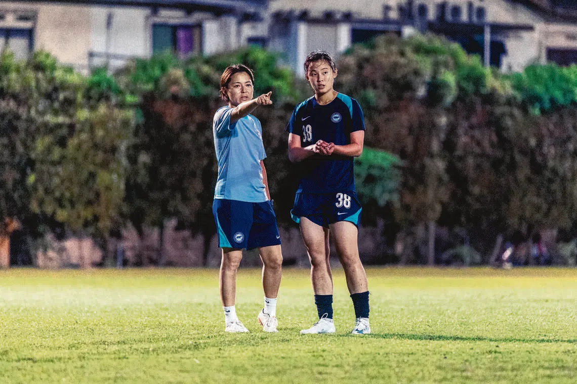 Danelle Tan scores as Lionesses beat Indonesia 2-0 in first match under Mihoko Ishida